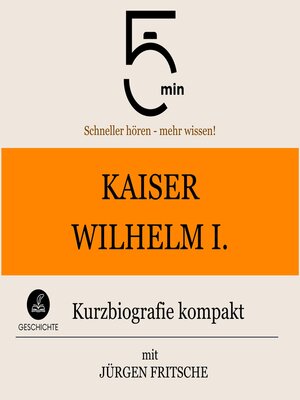 cover image of Kaiser Wilhelm I.